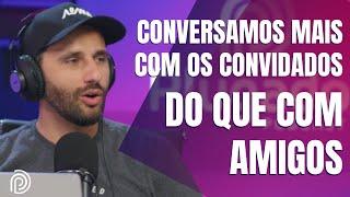 RICARDO CAVALLINI E CARLOS MAFIA CONTAM COMO É RECEBER CELEBRIDADES EM PODCASTS