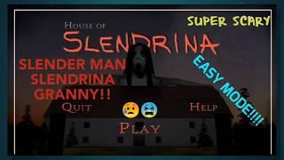 THE HOUSE OF SLENDRINA!! EASY MODE FOR BEGINNERS!! || How To Game It