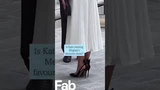 Did you notice this? Apparently they are Meghan’s favourite shoes!  #katemiddleton #meghanmarkle