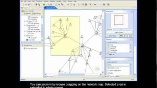 Social Network Analysis Software -  NetMiner : 3.6 Controlling Network Map Panel