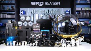「BRO」4K Water Coolant Pc Build InWin Winbot On The Journey To The Stars With Astronauts? #pcbuild