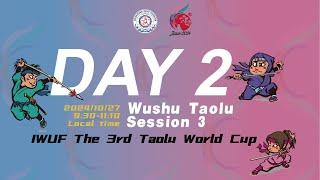 IWUF 3rd TWC Session 3 - W Nanquan, M Gunshu, W Daoshu, M Jianshu, W Taijijian