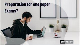 Preparation for one paper exam(PPSC, FPSC) |One paper Mcq’s preparation. | Study Point