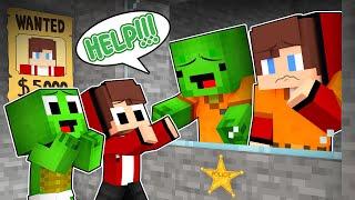 Why JJ and Mikey Became PRISONERS? - Minecraft Animation / Maizen