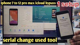 iPhones 7 iCloud bypass | iPhone 7 Plus serial change bypass | ic bypass tool