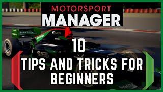 Motorsport Manager Tips and Tricks For Beginners