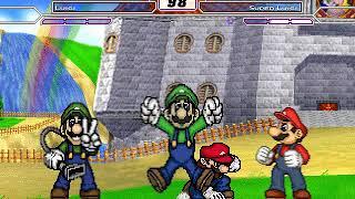 MUGEN Request #541 Mario & Luigi(me) vs Super Mario Bros