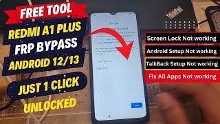  FASTEST Way to Remove FRP Lock on Redmi A1 Plus | FRP Bypass 2025 