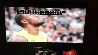 Usain Bolt's last race London  Aug 5th, 2017 9.95secs