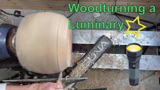 Woodturning a Luminary | Something Different!!