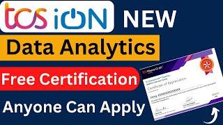 TCS New Course | Data Analytics Free Certification | TCS Course