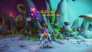 Crash Bandicoot 4 - Developer Time Trial #1: Rude Awakening (34:68)