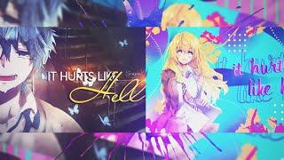 SenpieX/Dietran - AMV - It Hurts Like Hell | ᴀɴɪᴍᴇ ᴍɪx |