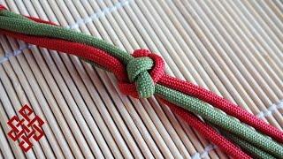 How to Make a Four Strand Footrope Knot / Four Strand Diamond Knot Tutorial