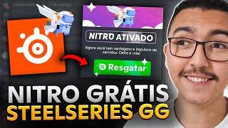 VOLTOU! DISCORD dando NITRO GRÁTIS por 1 MÊS com STEELSERIES GG em 2024!!