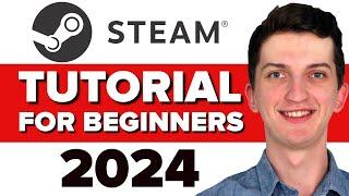 Steam Tutorial For Beginners 2024 - How To Use Steam for playing games