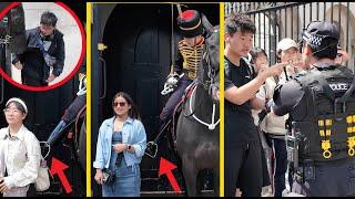 ‍️MAKE YOUR BLOOD BOIL.Armed Police INTERVENES Guard Takes Action against DISRESPECTFUL TOURISTS