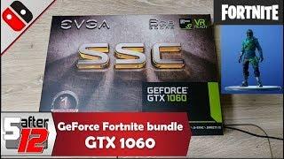 GTX 1060 - GeForce Fortnite bundle - unboxing - code redemtion and gameplay