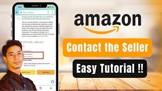 How to Contact Seller on Amazon !