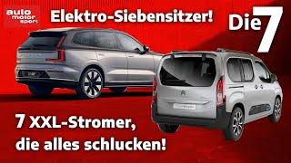 XXL-Stromer für die Familie - 7 Elektro-Siebensitzer I auto motor und sport