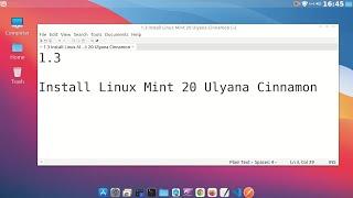 1 3 Install Linux Mint 20 Ulyana Cinnamon