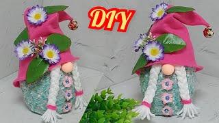 SPRING GNOME from a SOCK without sewing. How to make a gnome. DIY crafts