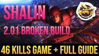 Pro Paladins Patch 2.01 l Shalin GODLIKE 46 kills Gameplay + FULL GUIDE! [ New Build ]