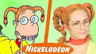 1 Woman + 4 Nickelodeon Cartoon Characters