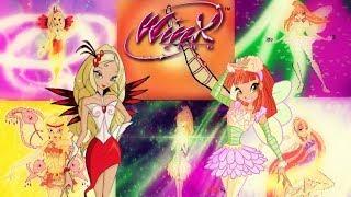 WinxClub:Diaspro and Miele's all transformations from magic winx up to Enchantix