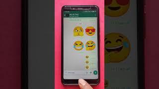 Whatsapp Big Emoji  #whatsapp #shorts #whatsappemoji