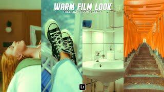 Warm Film Look Lightroom Preset | Lightroom Mobile Preset Free DNG | film preset| lightroom presets