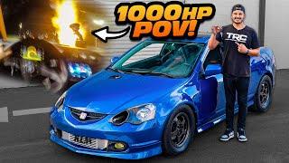 1000HP AWD Honda POV DRIVE! World's Fastest RSX Full Breakdown