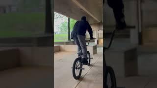 Dodging the rain at this underground spot #bmx #bmxbike #bmxrider #ourbmx #bmxer #bmxstreet