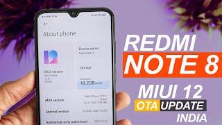 Install MIUI 12 OTA Update On Redmi Note 8 India | No Errors