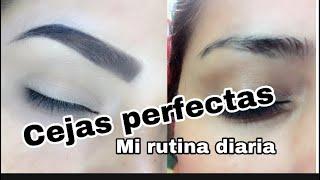 CEJAS PERFECTAS PASO A PASO FACIL/MI RUTINA DIARIA SOY GLADYS