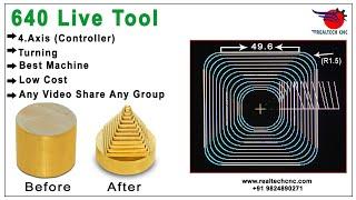 Hex Towers  Live Tool | RealTech CNC Machine VD-175