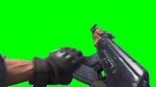 COD: Modern Warfare - AK-47 Shooting, Reloading, ADS (Green Screen)