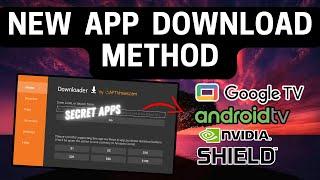 New App Download Method Android TV