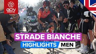 Spectacular Long-Range Attack In Thrilling Race! | Strade Bianche 2023 Highlights - Men