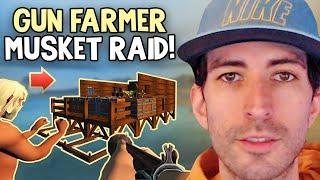 We Musket Raided A Gun Farmers Base! ( Gameplay ) - Tribals.io Survival