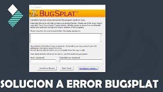 2 SOLUCIONES A ERROR BUGSPLAT EN FILMORA // EASY FIX | JUEGAPEPEYITO