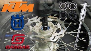 How To Replace Wheel Bearings on KTM, Husqvarna, & GasGas Motorcycles