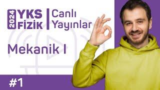 2024 YKS Fizik Canlı Yayınları - AYT Mekanik I + PDF
