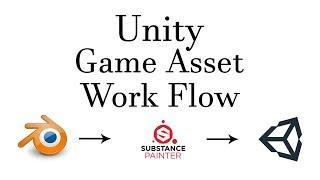 Unity Game Asset Workflow(Blender/Substance/Unity)