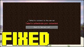 How To Fix Failed to Authenticate Your Connection Hypixel! (Easy Fix)