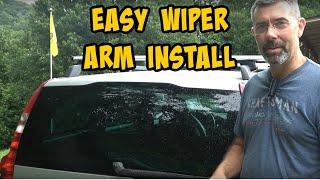 Volvo V70 Rear Wiper Arm Replacement. If your wiper blade won't stay in, it's the arm that's Broken!