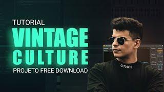 Vintage Culture from Scratch - How to Produce Tech House + Techno