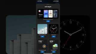 Find Android widgets on MIUI 14