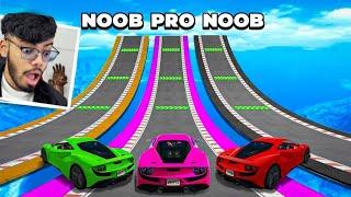 Only 0.00053% Pro Players Can Win This Impossible Car Parkour Race in GTA 5!