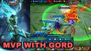 Mobile Legends : Gord MVP in Ranked Game